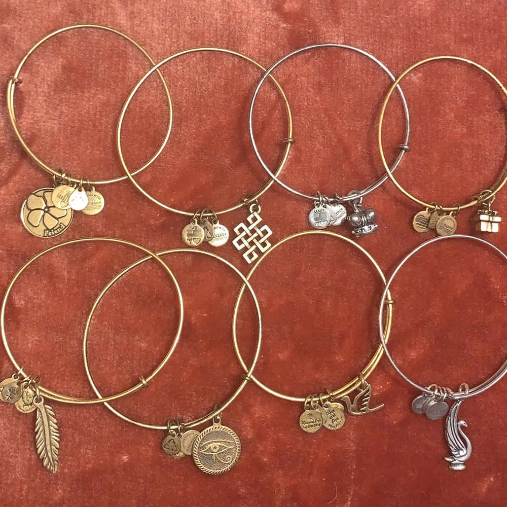 Vintage Alex and Ani Bangles, Set of 8, 2004 - Picture 3 of 14